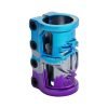 Oath Cage V2 Alloy 4 Bolt SCS Clamp - Blue/Purple/Titanium